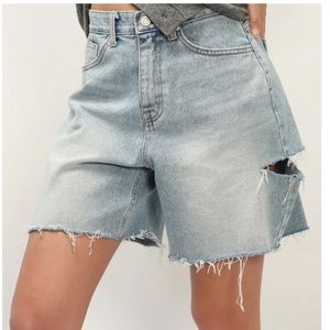 Storets Remington Side Slide Jean Shorts